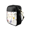 Wildflowers White Sling Shoulder Bag