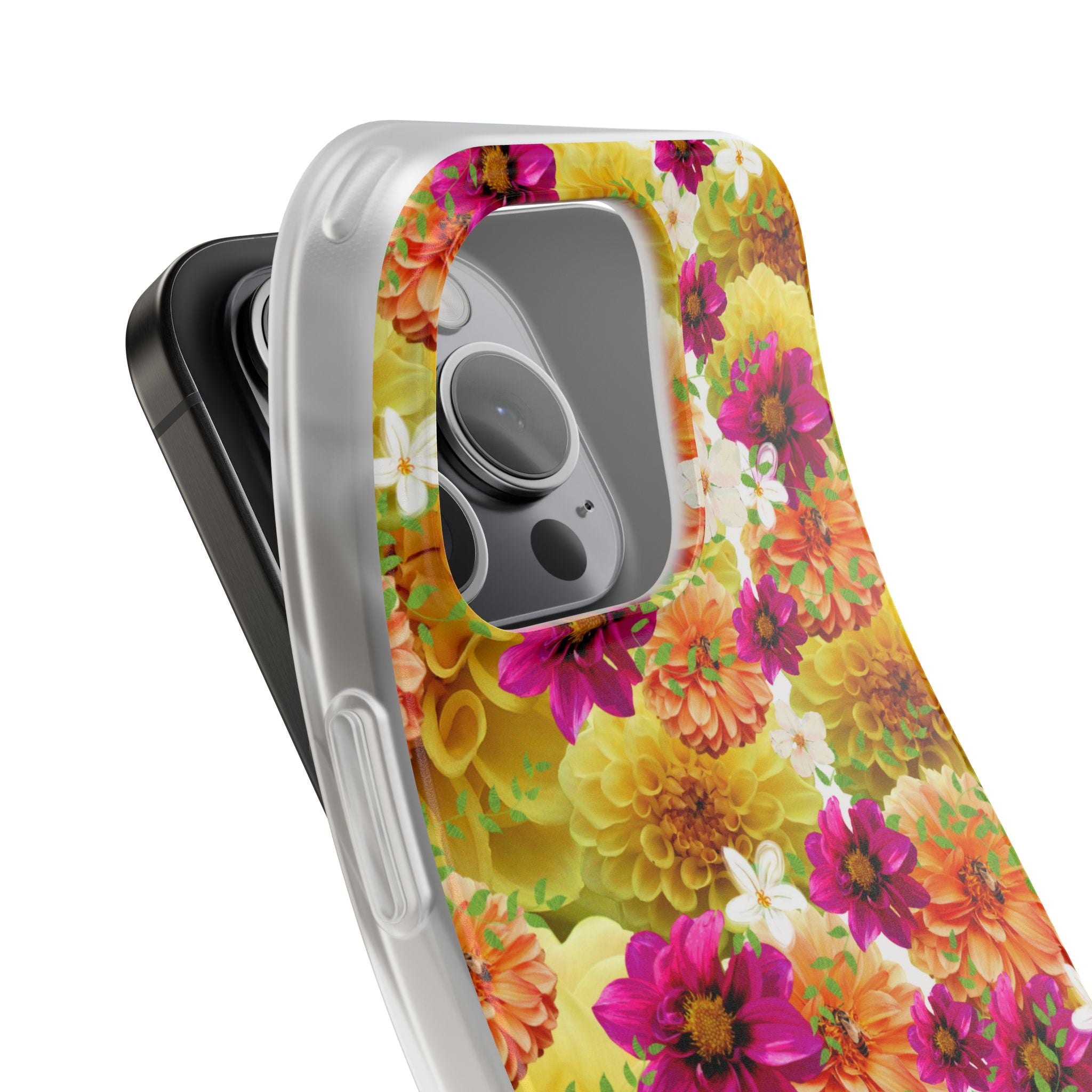 Graphic Dahlias 2 Flexi Cases for Most Phone Types (FWS)