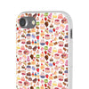 Happy Cake White Flexi Clear Cases for Most Phone Types (FWS)