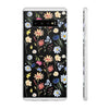 Wildflowers Painted Black Flexi Clear Cases for Most Phone Types (FWS)