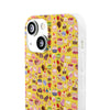 Happy Cake Yellow Flexi Clear Cases for Most Phone Types (FWS)