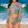 Windswept Spring Long Sleeve Surfing Swimsuit