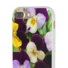 Spring Violas Flexi Clear Cases for Most Phone Types