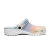 Sunset Beach Unisex White Rubber Clogs