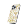 Golden Frangipanis White Flexi Clear Cases for Most Phone Types (FWS)