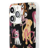 Dogs Love Black Flexi Clear Cases for Most Phone Types (FWS)
