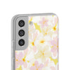 Pastel Frangipanis Yellow Flexi Clear Cases for Most Phone Types (FWS)