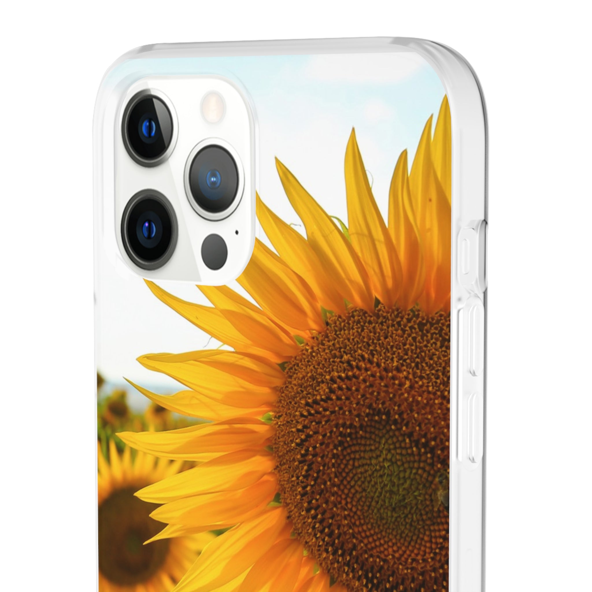 Sunflowers Flexi Clear Cases for Most Phone Types