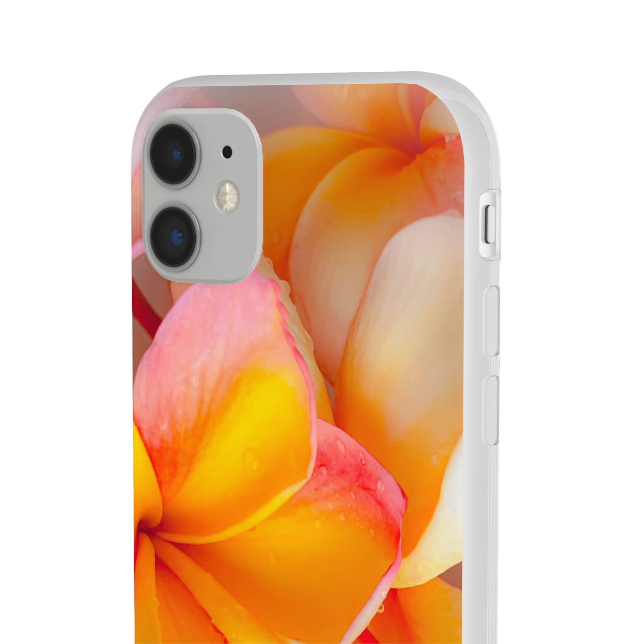 Soft Frangipanis Flexi Clear Cases To Fit Most Phone Types (FWS)