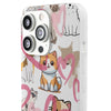 Cats Love White Flexi Clear Cases for Most Phone Types (FWS)