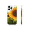 Sunflowers Flexi Clear Cases for Most Phone Types