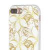 Golden Frangipanis White Flexi Clear Cases for Most Phone Types (FWS)