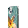 Floating Frangipani Flexi Clear Cases for Most Phone Types (FWS)