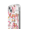 Cats Love White Flexi Clear Cases for Most Phone Types (FWS)