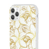 Golden Frangipanis White Flexi Clear Cases for Most Phone Types (FWS)