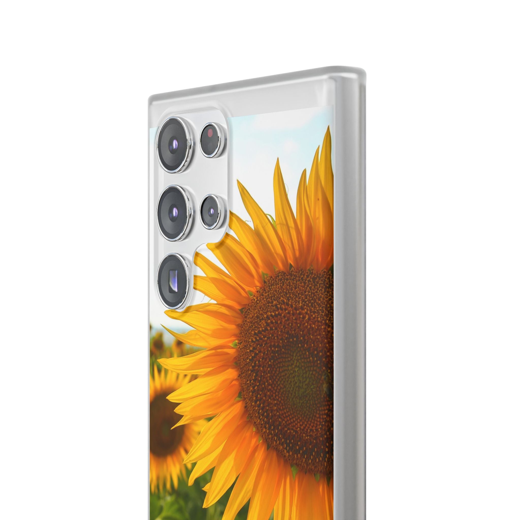 Sunflowers Flexi Clear Cases for Most Phone Types