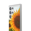 Sunflowers Flexi Clear Cases for Most Phone Types