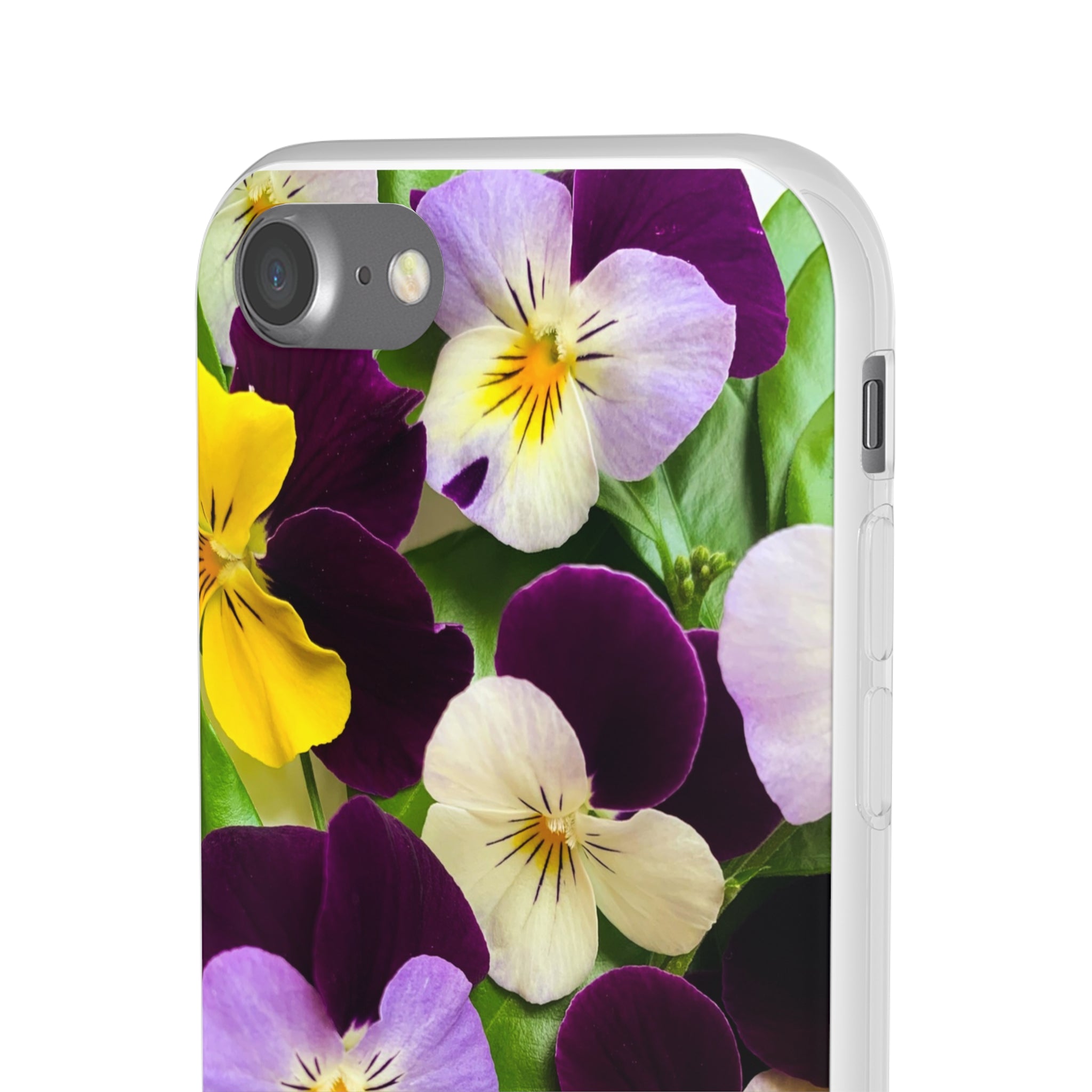 Spring Violas Flexi Clear Cases for Most Phone Types