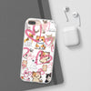 Cats Love White Flexi Clear Cases for Most Phone Types (FWS)