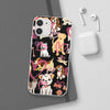 Dogs Love Black Flexi Clear Cases for Most Phone Types (FWS)
