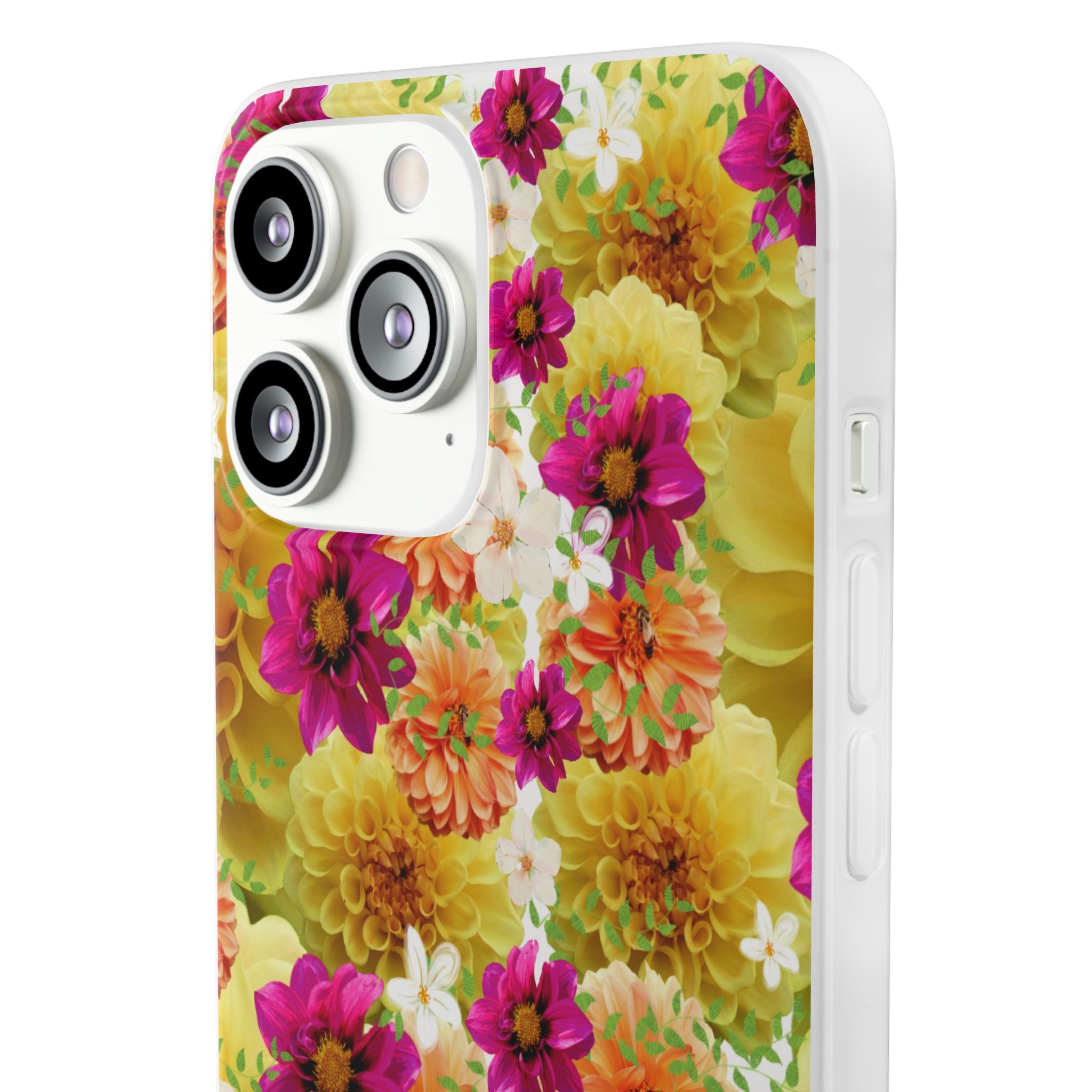 Graphic Dahlias 2 Flexi Cases for Most Phone Types