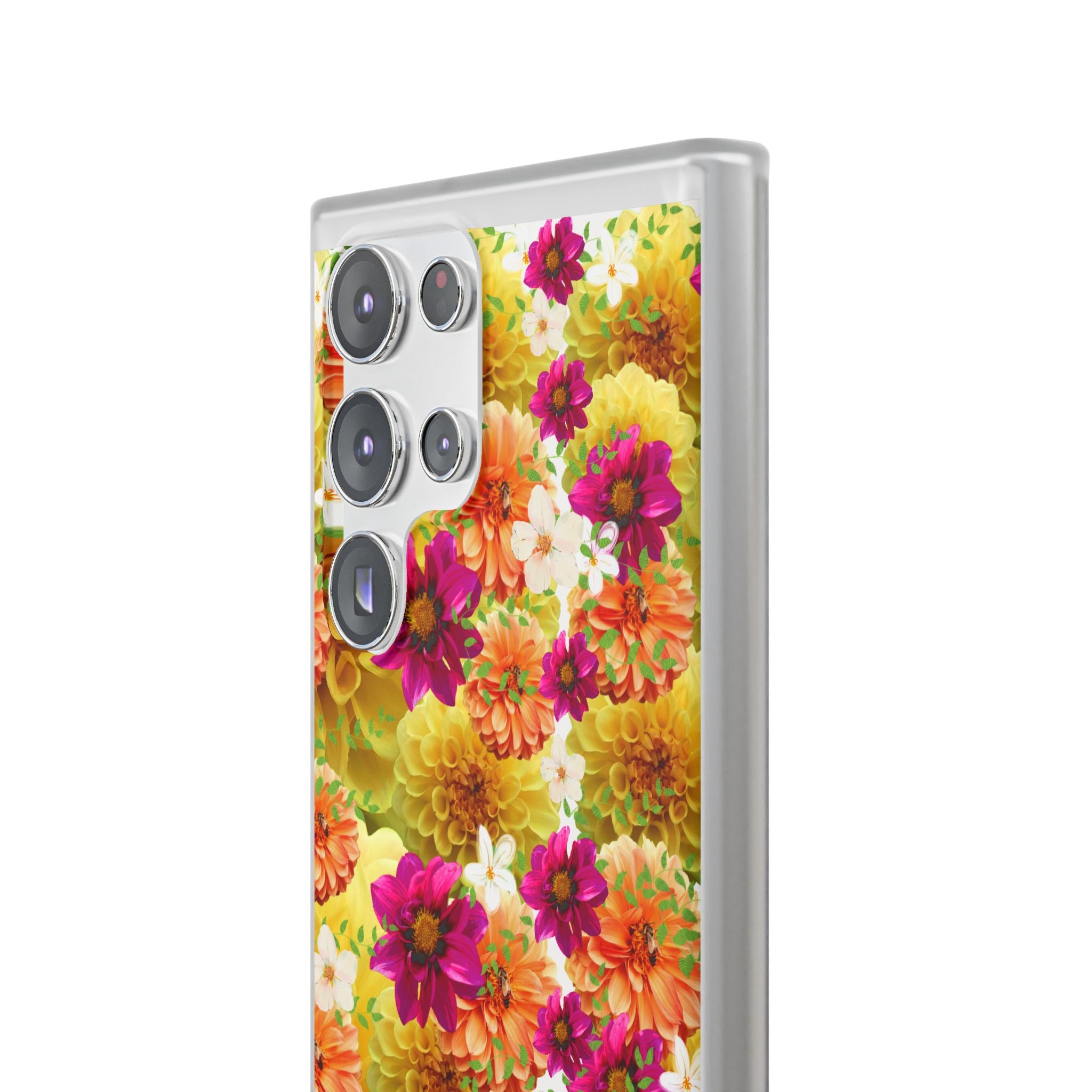 Graphic Dahlias 2 Flexi Cases for Most Phone Types (FWS)