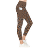 Graphic Panthers Leggings with Pockets up to 5 XL (FWS)