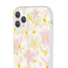 Pastel Frangipanis Yellow Flexi Clear Cases for Most Phone Types (FWS)