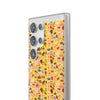 Happy Cake Yellow Flexi Clear Cases for Most Phone Types (FWS)