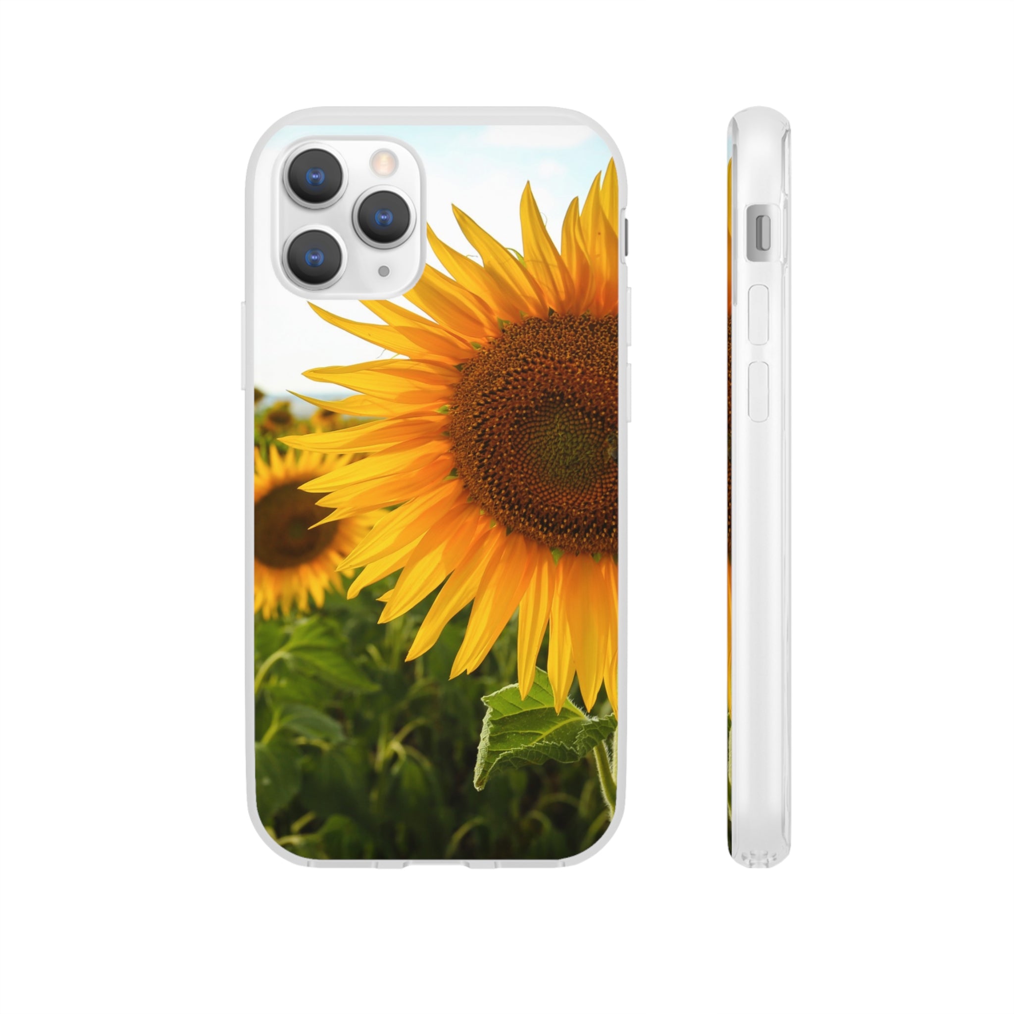 Sunflowers Flexi Clear Cases for Most Phone Types