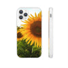 Sunflowers Flexi Clear Cases for Most Phone Types