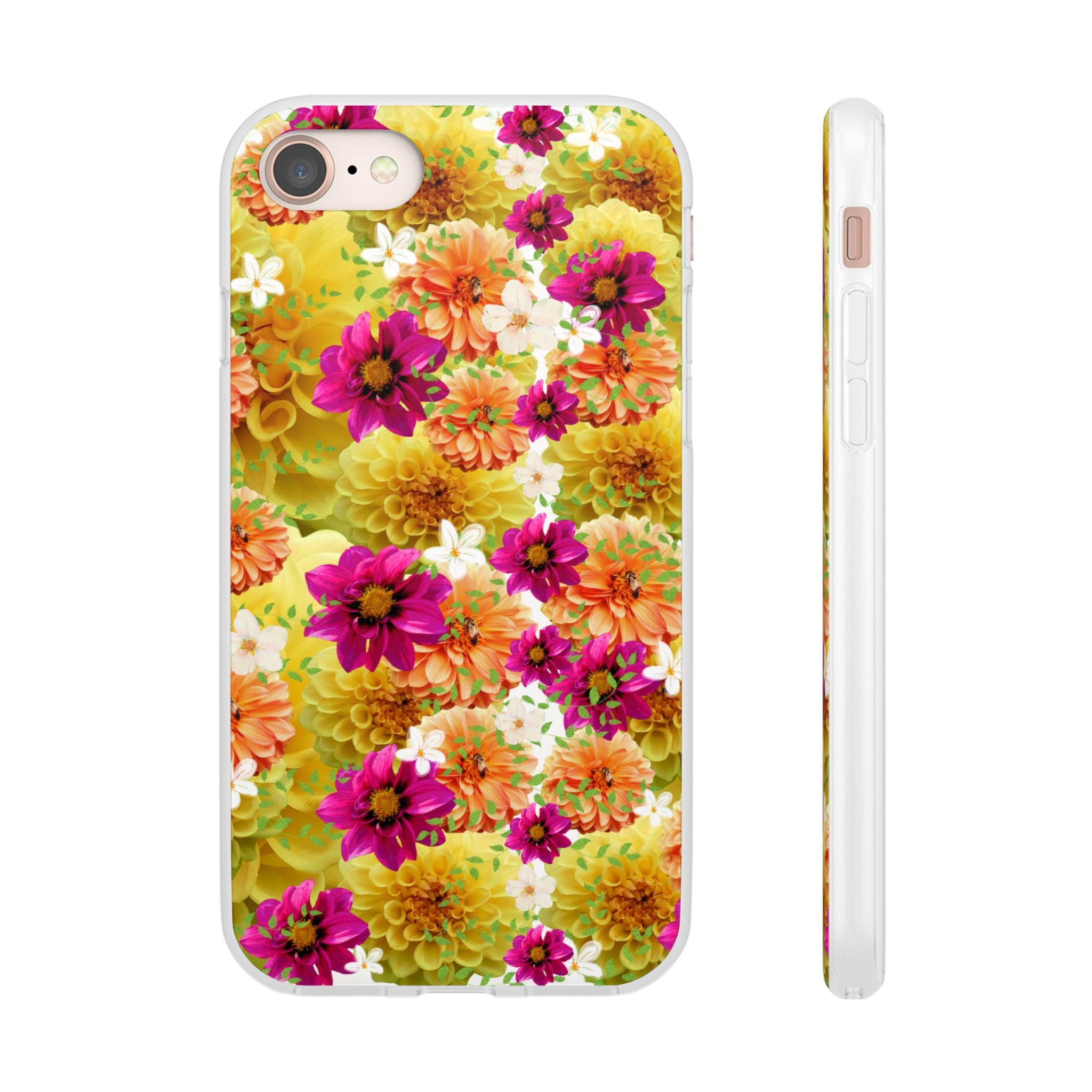 Graphic Dahlias 2 Flexi Cases for Most Phone Types (FWS)