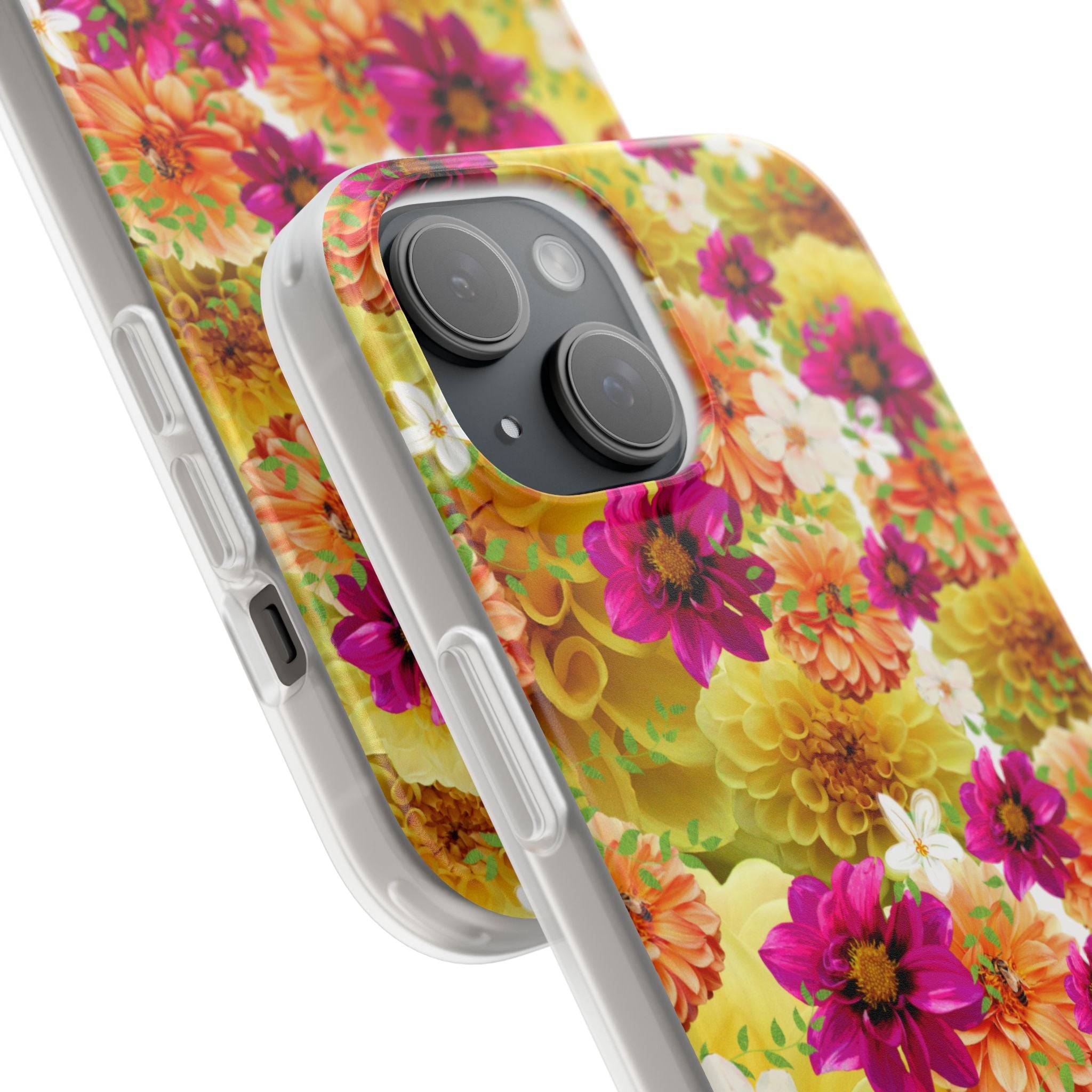 Graphic Dahlias 2 Flexi Cases for Most Phone Types (FWS)