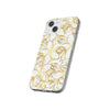 Golden Frangipanis White Flexi Clear Cases for Most Phone Types (FWS)