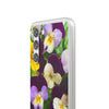 Spring Violas Flexi Clear Cases for Most Phone Types