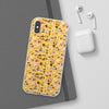 Happy Cake Yellow Flexi Clear Cases for Most Phone Types (FWS)