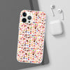 Happy Cake White Flexi Clear Cases for Most Phone Types (FWS)