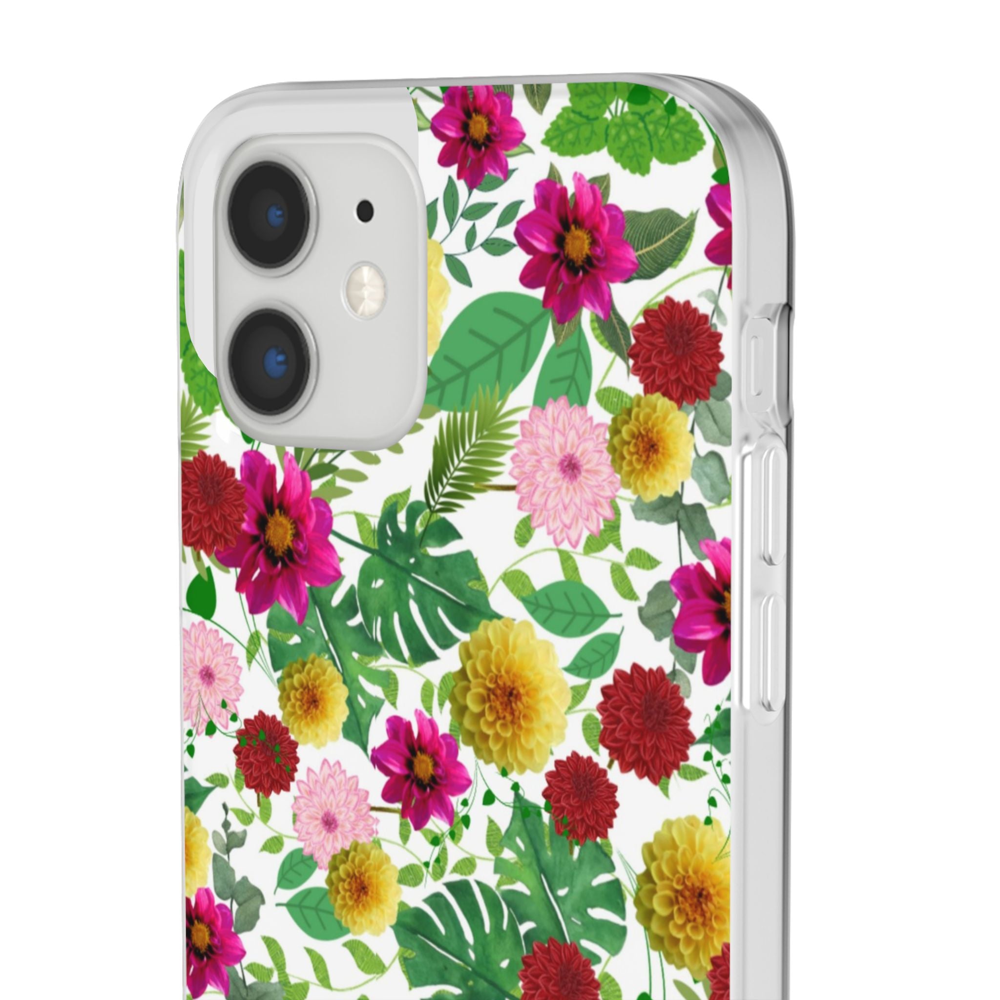 Graphic Dahlias Flexi Cases for Most Phone Types (FWS)