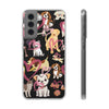 Dogs Love Black Flexi Clear Cases for Most Phone Types (FWS)