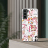 Cats Love White Flexi Clear Cases for Most Phone Types (FWS)
