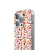 Happy Cake White Flexi Clear Cases for Most Phone Types (FWS)