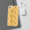 Happy Cake Yellow Flexi Clear Cases for Most Phone Types (FWS)