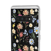 Wildflowers Painted Black Flexi Clear Cases for Most Phone Types (FWS)