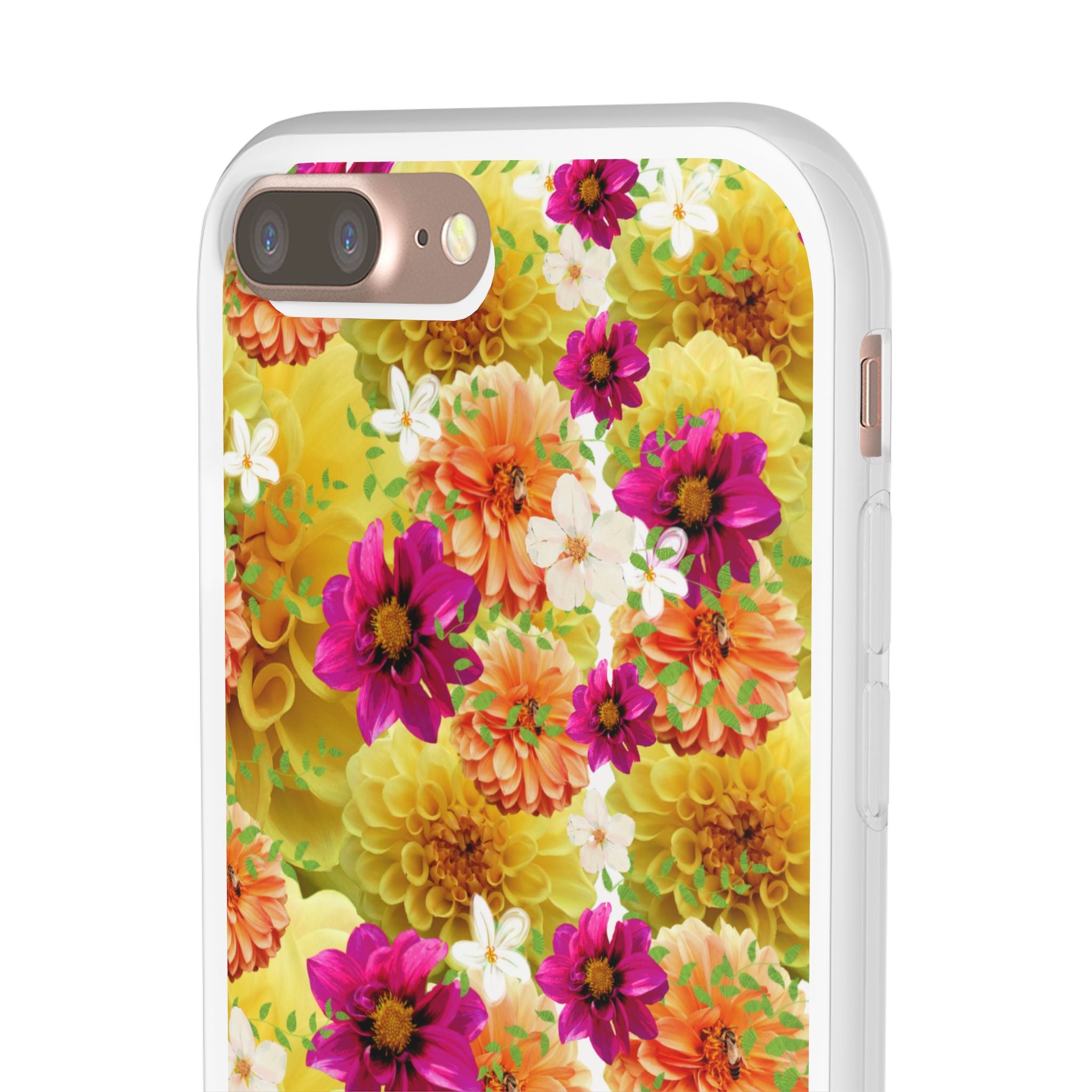 Graphic Dahlias 2 Flexi Cases for Most Phone Types (FWS)