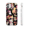 Dogs Love Black Flexi Clear Cases for Most Phone Types (FWS)