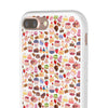 Happy Cake White Flexi Clear Cases for Most Phone Types (FWS)