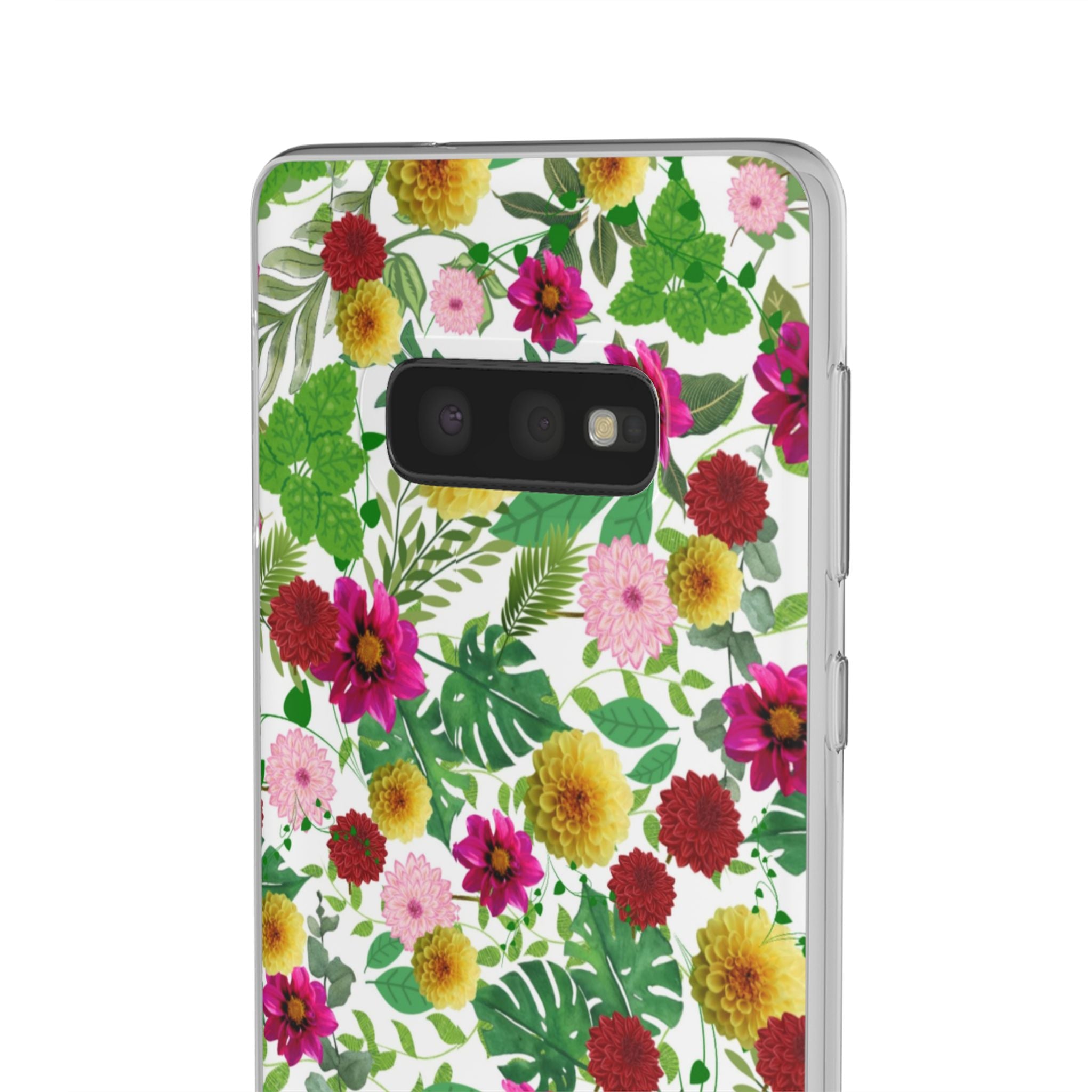 Graphic Dahlias Flexi Cases for Most Phone Types (FWS)