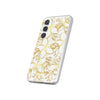 Golden Frangipanis White Flexi Clear Cases for Most Phone Types (FWS)