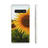 Sunflowers Flexi Clear Cases for Most Phone Types