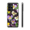 Spring Violas Flexi Clear Cases for Most Phone Types